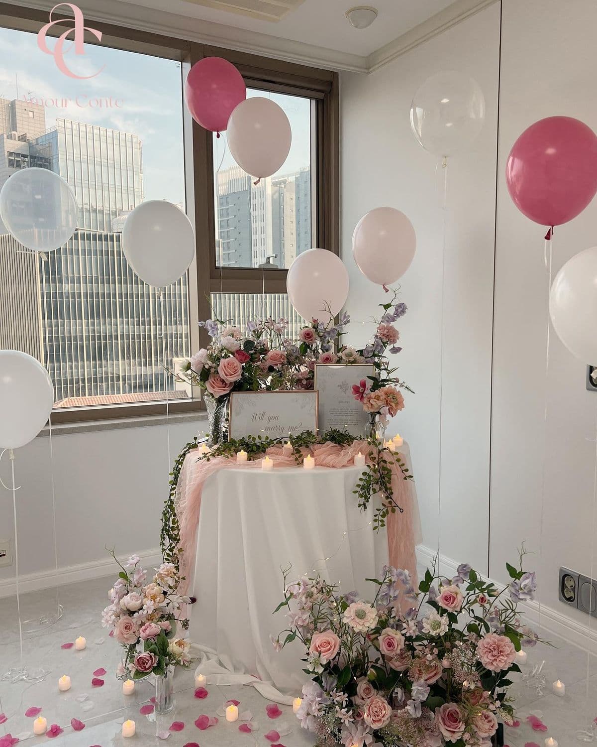 Wedding event decoration