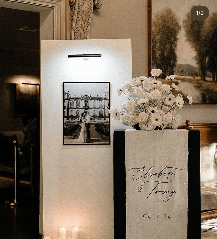 Ocean themed birthday celebration setup